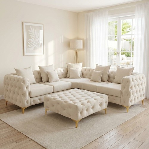 Chesterfield corner sofa - chesterfield,