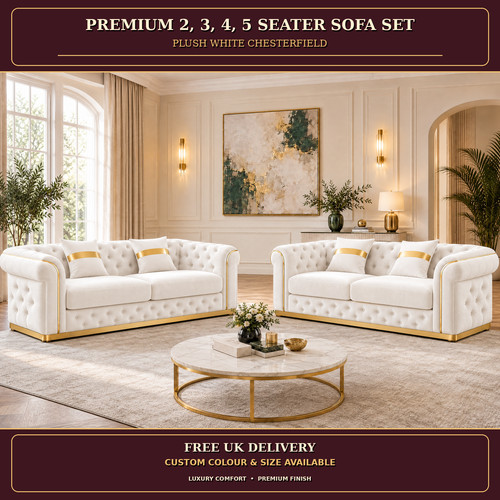 Chesterfield shape sette - l-shape,