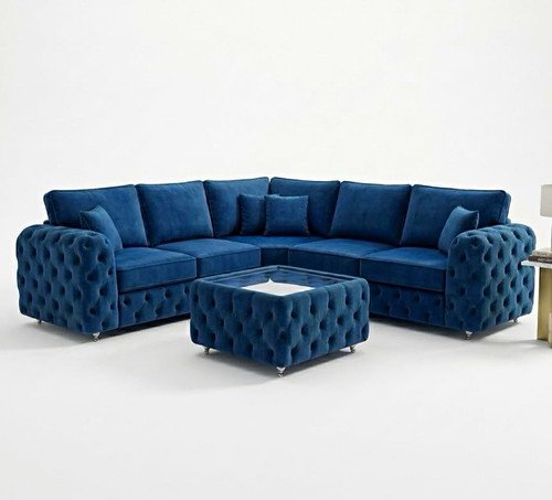 Chesterfield blue velvet - chesterfield,