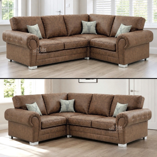Verona tan brown faux - faux, suede