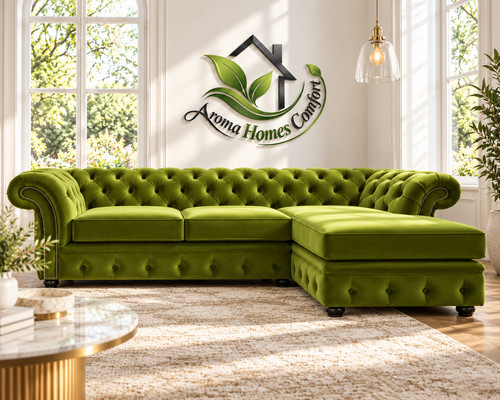 Chesterfield corner sofa - corner,