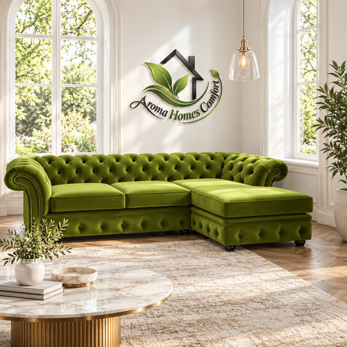 Chesterfield corner sofa - chesterfield,