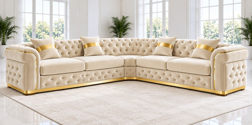 Luxury chesterfield corner - luxury,