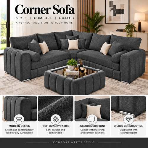 Modern shape corner sofa - shape,
