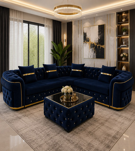 Luxury velvet chesterfield - velvet,