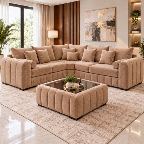 Modern shape corner sofa - modern,