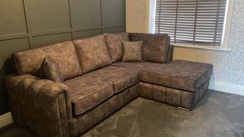 Luxury corner sofa - l, shape