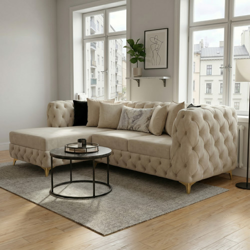 Luxury cream velvet - cream,