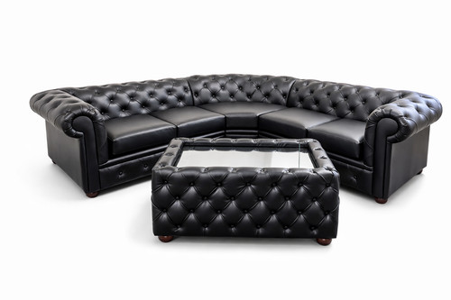 Chesterfield corner sofa - corner,