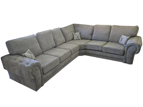 Grey corner sofa seater - sofa, 6
