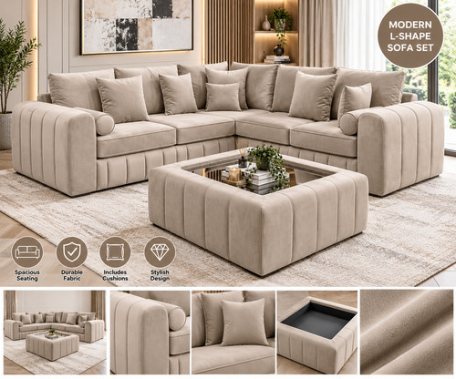 Modern shape corner - shape, sofa